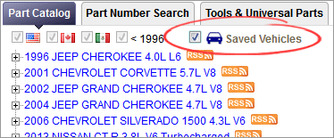 FIND PART CAR LIST