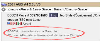 info de garantie