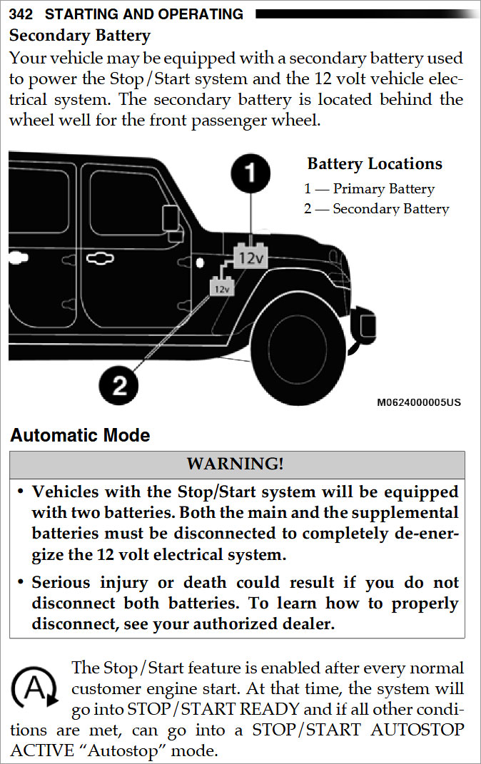 Jeep Wrangler's Owners Manual