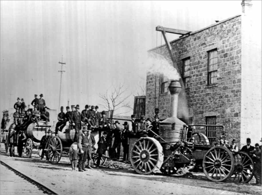 Press photo of the Oshkosh, one of the buggies in the race