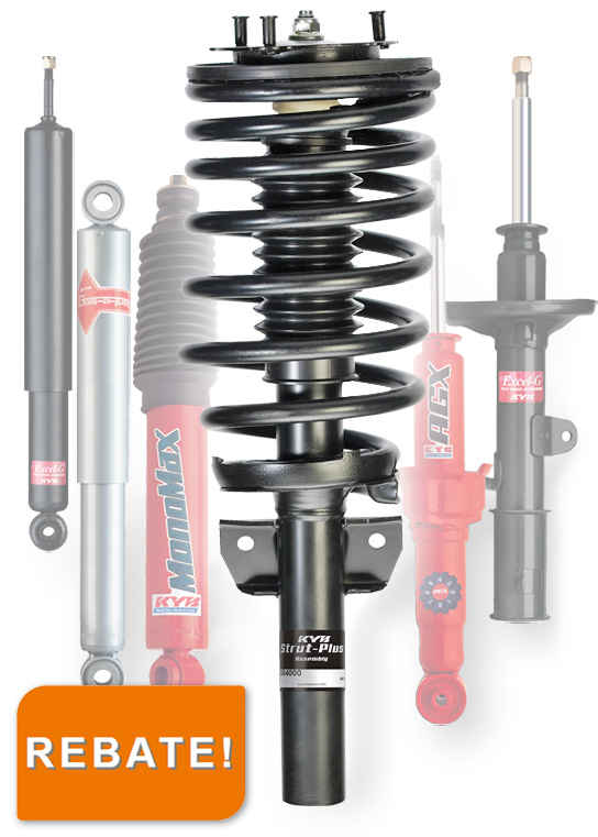 KYB Shocks, Struts or Strut/Coil Spring/Mount Assemblies